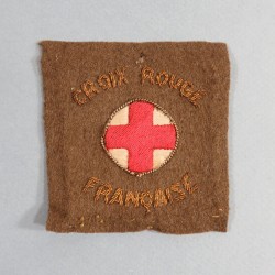 INSIGNE DE LA CROIX ROUGE SERVICE DE SANTE INFIRMIERE AFAT AUXILIAIRES FEMININES DE L'ARMEE DE TERRE 1944 1945