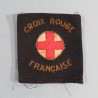 INSIGNE DE LA CROIX ROUGE SERVICE DE SANTE INFIRMIERE AFAT AUXILIAIRES FEMININES DE L'ARMEE DE TERRE 1944 1945 CRF