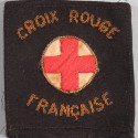 INSIGNE DE LA CROIX ROUGE SERVICE DE SANTE INFIRMIERE AFAT AUXILIAIRES FEMININES DE L'ARMEE DE TERRE 1944 1945 CRF