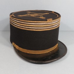 KEPI D'OFFICIER LIEUTENANT-COLONEL DE TYPE ARTILLERIE ET SERVICE DES POUDRES MODELE 1919-1931