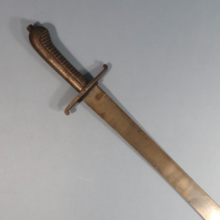 SABRE ALLEMAND OU FASCHINENMESSER DE FUSILIERS DU WURTTEMBERG MODELE 1827 REGIMENTE 122R GUERRE 1914 1918