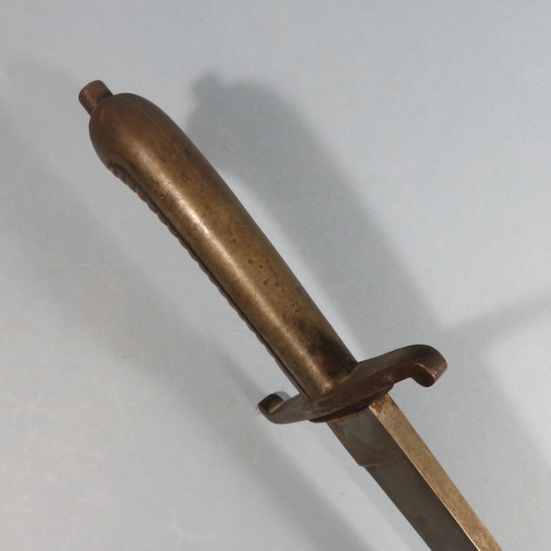 SABRE ALLEMAND OU FASCHINENMESSER DE FUSILIERS DU WURTTEMBERG MODELE 1827 REGIMENTE 122R GUERRE 1914 1918