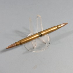 PORTE PLUME SOUVENIR DE LA GUERRE DE 1914 1918 ARTISANAT DE TRANCHEES OU MILITAIRE BALLE DE MAUSER