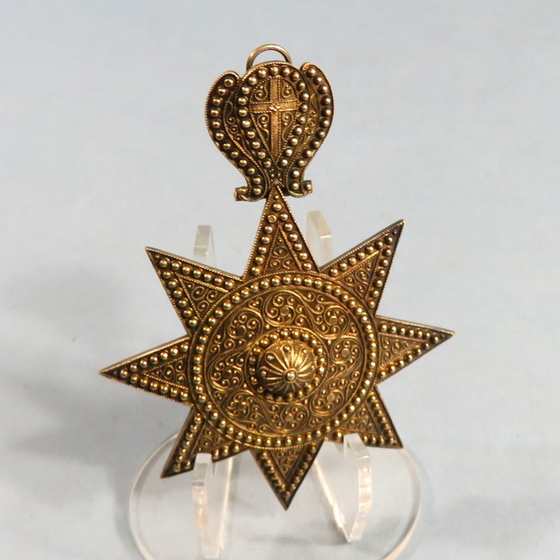 ETHIOPIE BIJOUX DE GRAND-CROIX OU MEDAILLE DE COMMANDEUR DE L'ORDRE DE L'ETOILE D'ETHIOPIE ETHIOPIA STAR MEDAL