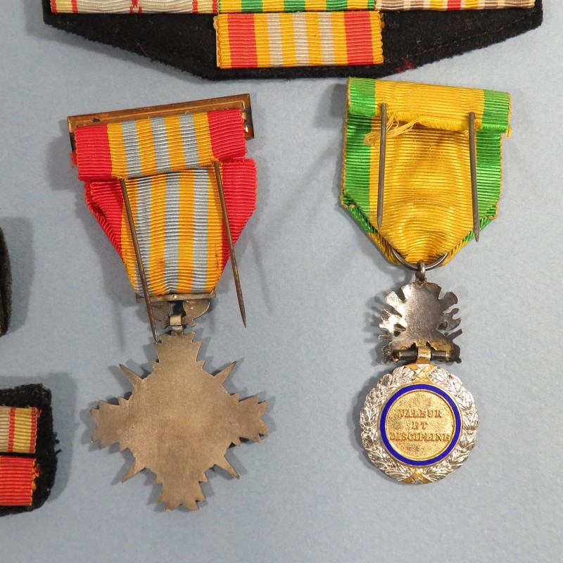 FANION DU 3 ème BATAILLON DU 23 ème RIC REGIMENT D'INFANTERIE COLONIALE 1944 1945 REGIMENT HISTORIQUE LIBERATION INDOCHINE