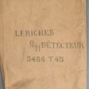 SAC MARIN DE PAQUETAGE NOMINATIF D'UN QUARTIER MAITRE AVEC MATRICULE DATE 1945