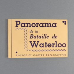 CARNET COMPLET DE 12 CARTES POSTAL DU PANORAMA DE LA BATAILLE DE WATERLOO 1815 EDITION P.I.B. ANNEES 1930