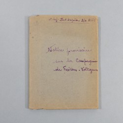 MANUEL D'INSTRUCTION NOTICE COMPAGNIE DE FUSILLERS VOLTIGEURS NOMINATIF AU 4 RTT TIRAILLEURS TUNISIENS 1946