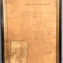 CADRE ET PHOTOT CERTIFICAT DE BONNE CONDUITE Au 141 ème REGIMENT DE LIGNE D'UN CAPORAL DATE 1885