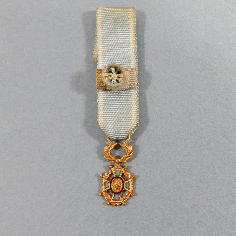 FRANCE REDUCTION DE LA MEDAILLE DE LA SOCIETE ACADEMIQUE DES ARTS-SCIENCES ET LETTRES COMMANDEUR A GRAND CROIX °