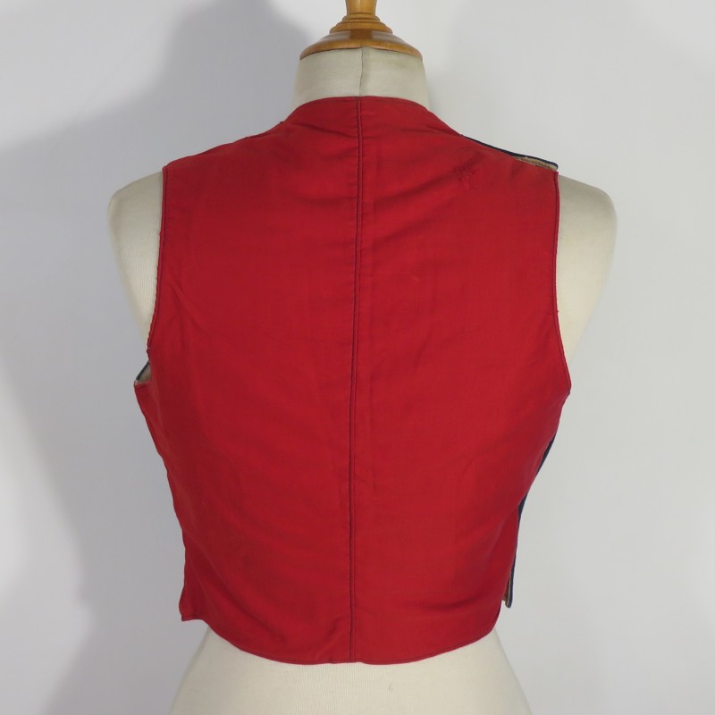 BOLERO ET GILET D'UNIFORME DE TIRAILLEUR ALGERIEN POUR UN SOUS OFFICIER TOMBEAU BLANC DU 2 ème REGIMENT RTA ANNEES 1930 1940