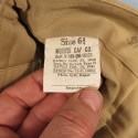 CALOT AMERICAIN MODELE 1939 BEIGE CHINO FABRICATION SECONDE GUERRE DATE 1941