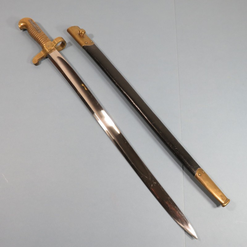 BAIONNETTE AMERICAINE MODELE REMINGTON 1863 DES ZOUAVES GUERRE DE SECESSION CIVIL WAR 1861 1865