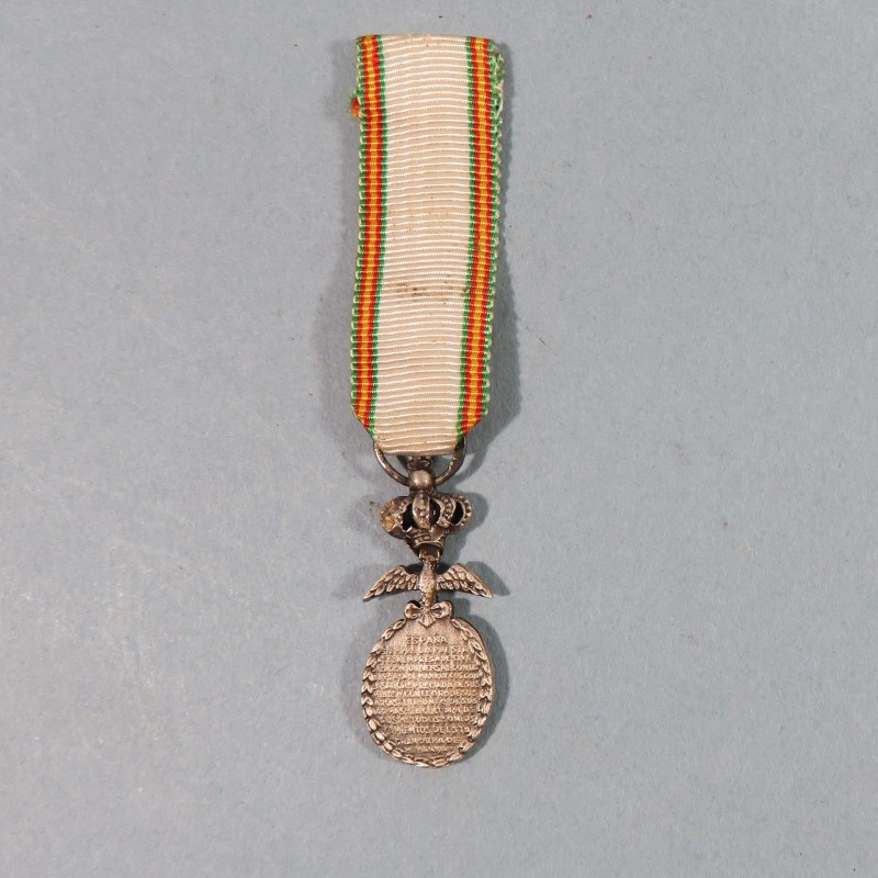 ESPAGNE MAROC REDUCTION DE LA MEDAILLE DE LA PAZ 1909 1927 LA PAIX AU MAROC GUERRE DU RIF MARRUECOS MINIATURE MEDAL