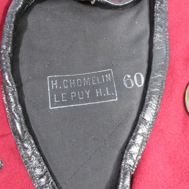 BERET ROUGE ANNEES MODELE 1947 1950 PARACHUTISTES COLONIAUX TAP INDOCHINE FABRICATION EN 3 PARTIES