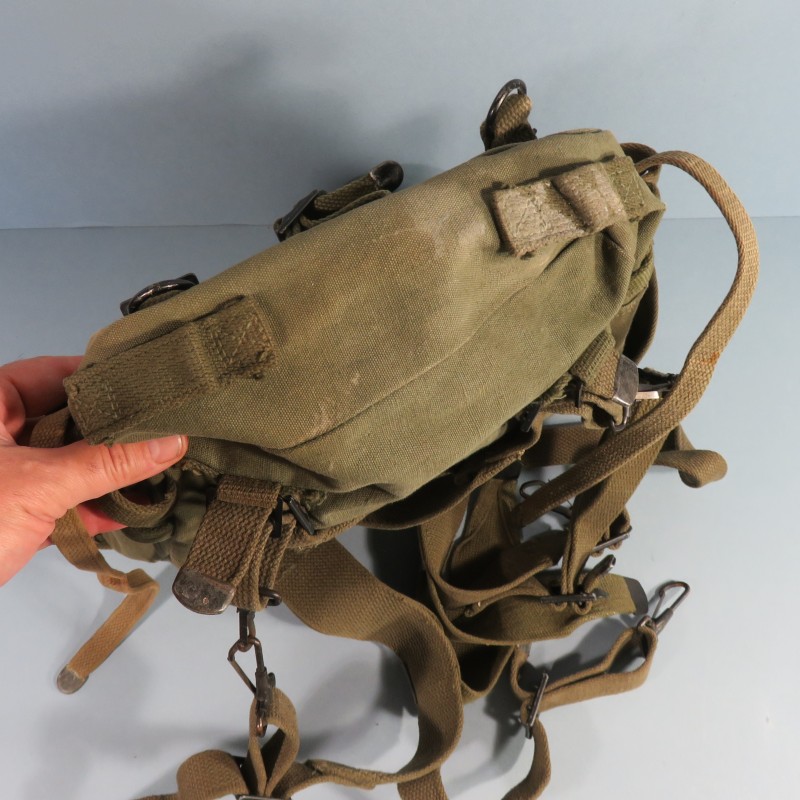 USA SAC A DOS HAVRESAC CARGO US MODELE 1944 PARTIE HAUTE AVEC BRELAGE MODELE 1944 SAC DATE 1945