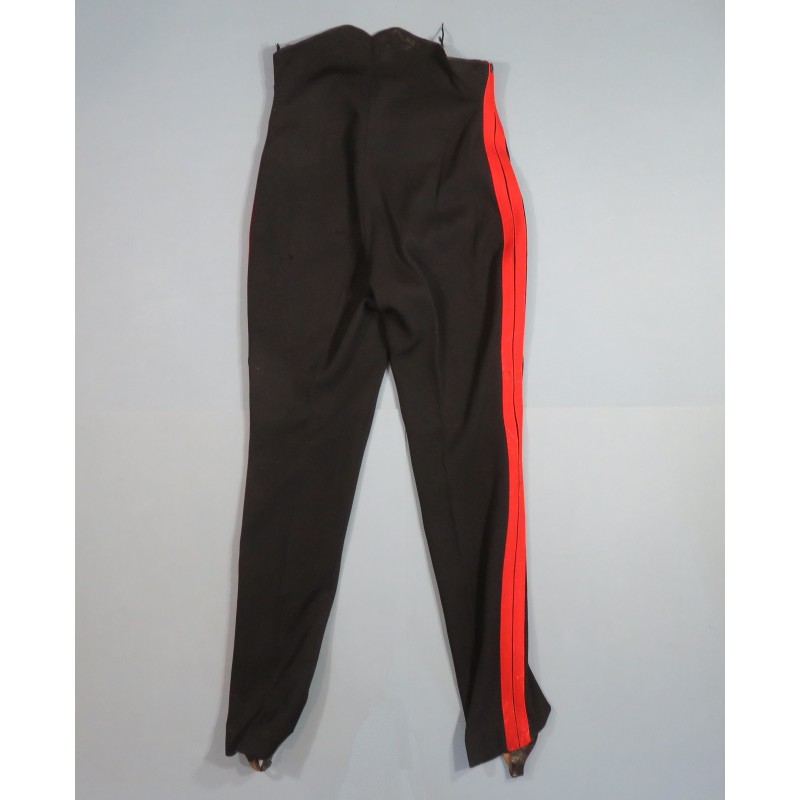PANTALON D'UNIFORME ANGLAIS FABRICATION ANCIENNE SECOND EMPIRE 1900 BRITISH ROOSERS UNIFORM 1860