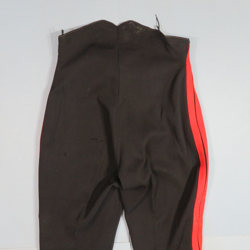 PANTALON D'UNIFORME ANGLAIS FABRICATION ANCIENNE SECOND EMPIRE 1900 BRITISH ROOSERS UNIFORM 1860