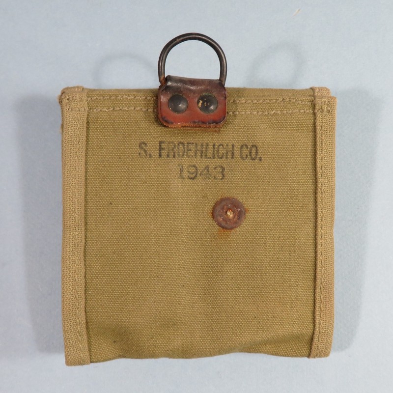 PORTE CHARGEURS CARABINE USM1 OU CLIPS DE FUSIL GARAND US 1943 MODELE MODIFIE PAR L'ARMEE FRANCAISE INDOCHINE ALGERIE
