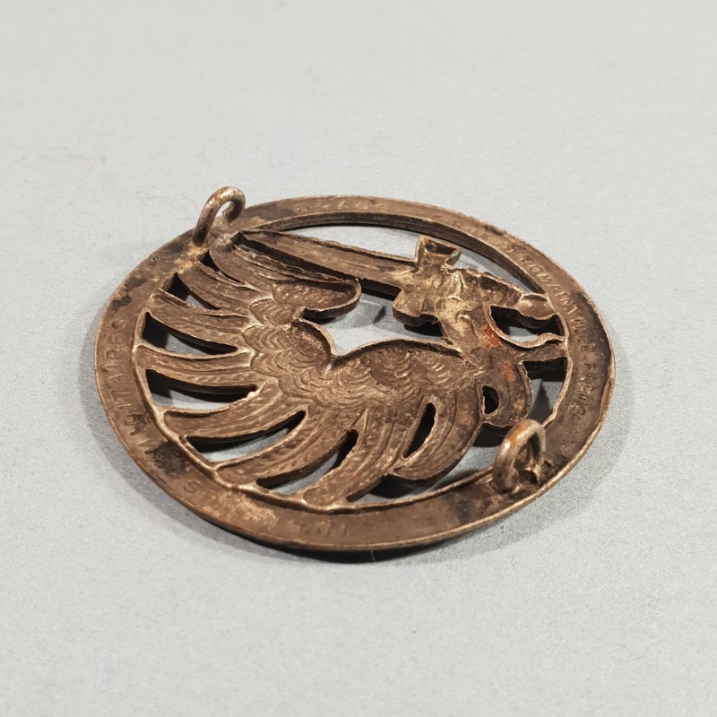 INSIGNE DE BERET PARACHUTISTE FABRICATION DRAGO ROMAINVILLE ANNEES 1950 TAP INDOCHINE ALGERIE