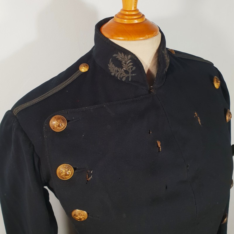 VESTE FRAC DE L'ECOLE IMPERIALE POLYTECHNIQUE SECOND EMPIRE NAPOLEON III MODELE 1852