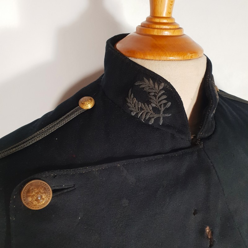 VESTE FRAC DE L'ECOLE IMPERIALE POLYTECHNIQUE SECOND EMPIRE NAPOLEON III MODELE 1852