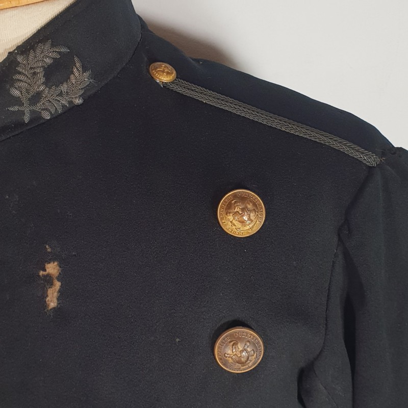 VESTE FRAC DE L'ECOLE IMPERIALE POLYTECHNIQUE SECOND EMPIRE NAPOLEON III MODELE 1852