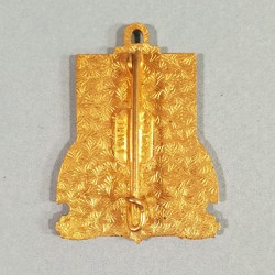 INSIGNE MILITAIRE MARINE NATIONALE BATEAU LE HUE BATIMENT PATROUILLEUR FABRICATION COURTOIS PARIS