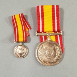 BOPHUTATSWANA AFRIQUE DU SUD MEDAILLE DEFENSE ANTITERRORISTE GENERAL SERVICE DEFENCE SOUTH AFRICA MEDAL °