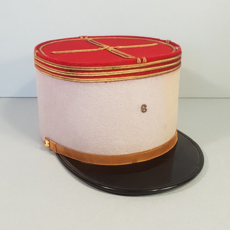 KEPI DE CAPITAINE OFFICIER DU 6 ème RTA REGIMENT DE TIRAILLEURS ALGERIENS ANNEES 1950 - 1960 TAILLE 58