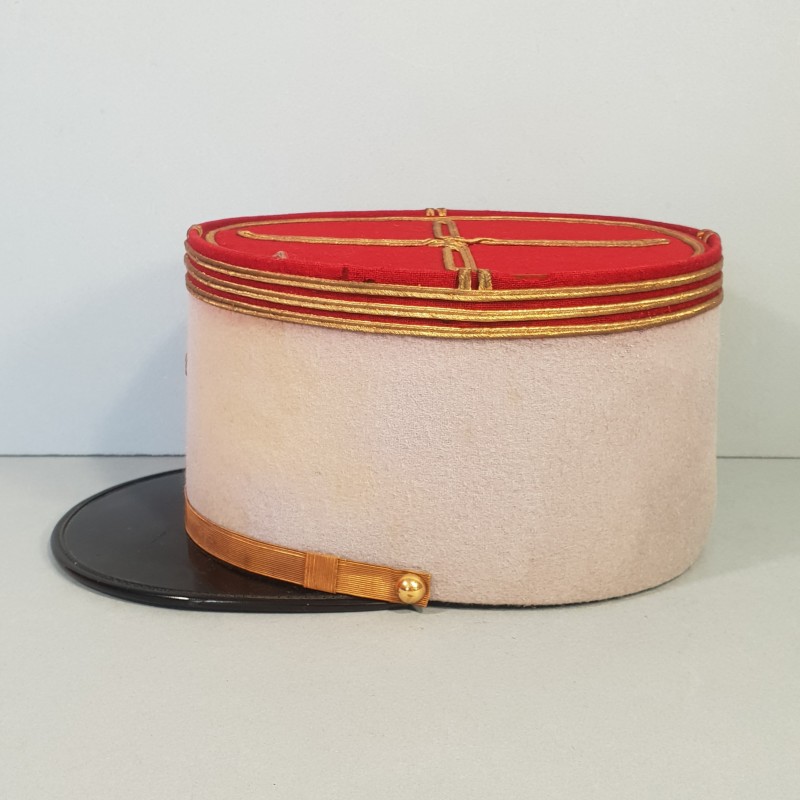 KEPI DE CAPITAINE OFFICIER DU 6 ème RTA REGIMENT DE TIRAILLEURS ALGERIENS ANNEES 1950 - 1960 TAILLE 58