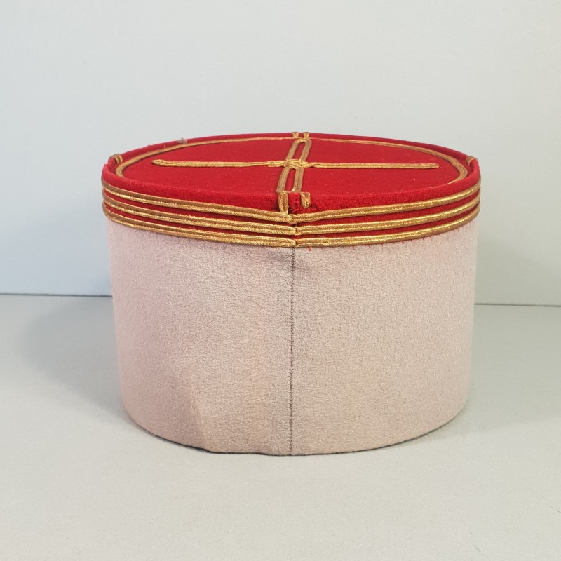 KEPI DE CAPITAINE OFFICIER DU 6 ème RTA REGIMENT DE TIRAILLEURS ALGERIENS ANNEES 1950 - 1960 TAILLE 58