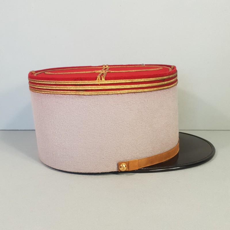KEPI DE CAPITAINE OFFICIER DU 6 ème RTA REGIMENT DE TIRAILLEURS ALGERIENS ANNEES 1950 - 1960 TAILLE 58