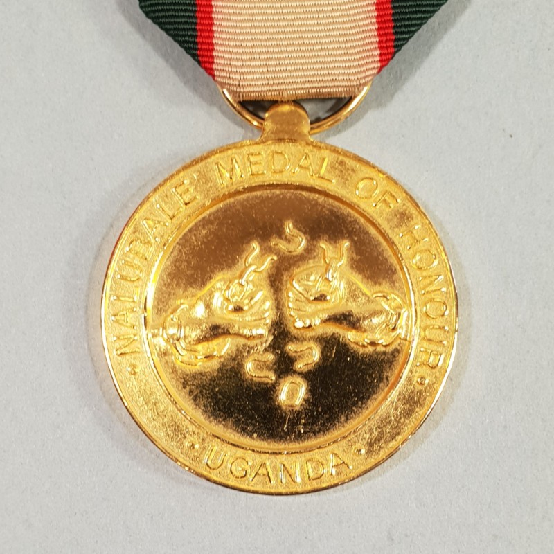 OUGANDA AFRIQUE DU SUD MEDAILLE DES VOLONTAIRES CIVILS NALUBALE MECDAILLE D'HONEUR SOUTH AFRICA UGANDA MEDAL °