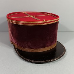 KEPI MODELE 1919 1931 DE LIEUTENANT OU INTERNE POUR DENTISTE DU SERVICE DE SANTE TAILLE 57 VELOUR VIOLET PRUNE