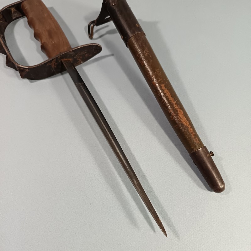 SUPERBE !! COUTEAU DE COMBAT US17 MODELE TRENCH KNIFE 1917 FABRICATION L.F. & C. FIGTH KNIFE WW1