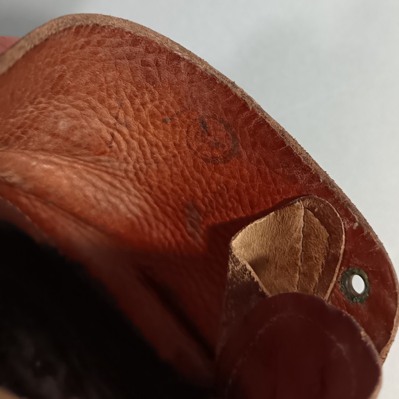 BRODEQUINS CHAUSSURES MILITAIRE EN CUIR MODELE 1917 TOUTES ARMES TAILLE 42/43 GUERRE 1914 1918