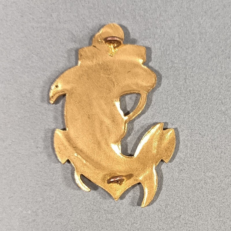 INSIGNE MILITAIRE ARMEE DE LIBERATION 21 ème RIC REGIMENT D'INFANTERIE COLONIALE FABRICATION PEINTE NON MARQUEE