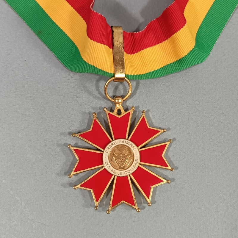 RWANDA MEDAILLE DE COMMANDEUR DE L'ORDRE DES MILLE COLLINES THOUSAND HILLS ORDER MEDAL