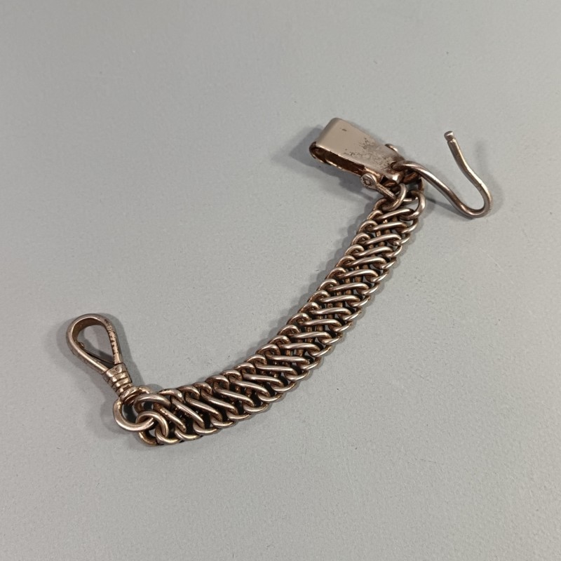 BELIERE OU SUSPENTE EN CHAINE METALIQUE DE SABRE FRANCAIS MODELE 1822 1845 1882 OFFICIER CAVALERIE INFANTERIE