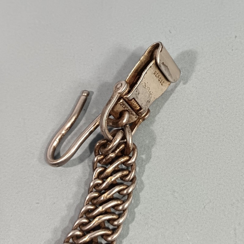 BELIERE OU SUSPENTE EN CHAINE METALIQUE DE SABRE FRANCAIS MODELE 1822 1845 1882 OFFICIER CAVALERIE INFANTERIE