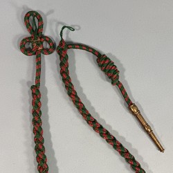 FOURRAGERE REGLEMENTAIRE DE LA CROIX DE GUERRE FERRET DORE FABRICATION ANCIENNE 1914-18 OU  1939-45