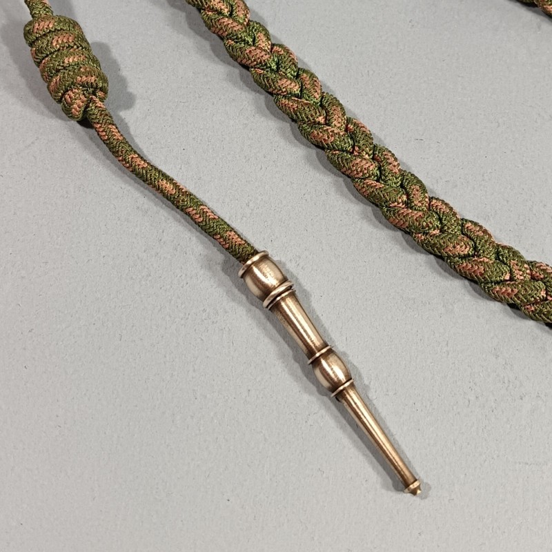 FOURRAGERE REGLEMENTAIRE DE LA CROIX DE GUERRE FERRET DORE FABRICATION ANCIENNE 1914-18 OU  1939-45