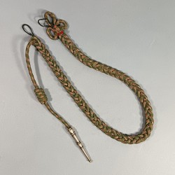 FOURRAGERE REGLEMENTAIRE DE LA CROIX DE GUERRE FERRET DORE FABRICATION ANCIENNE 1914-18 OU  1939-45