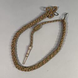 FOURRAGERE REGLEMENTAIRE DE LA CROIX DE GUERRE FERRET DORE FABRICATION ANCIENNE 1914-18 OU  1939-45