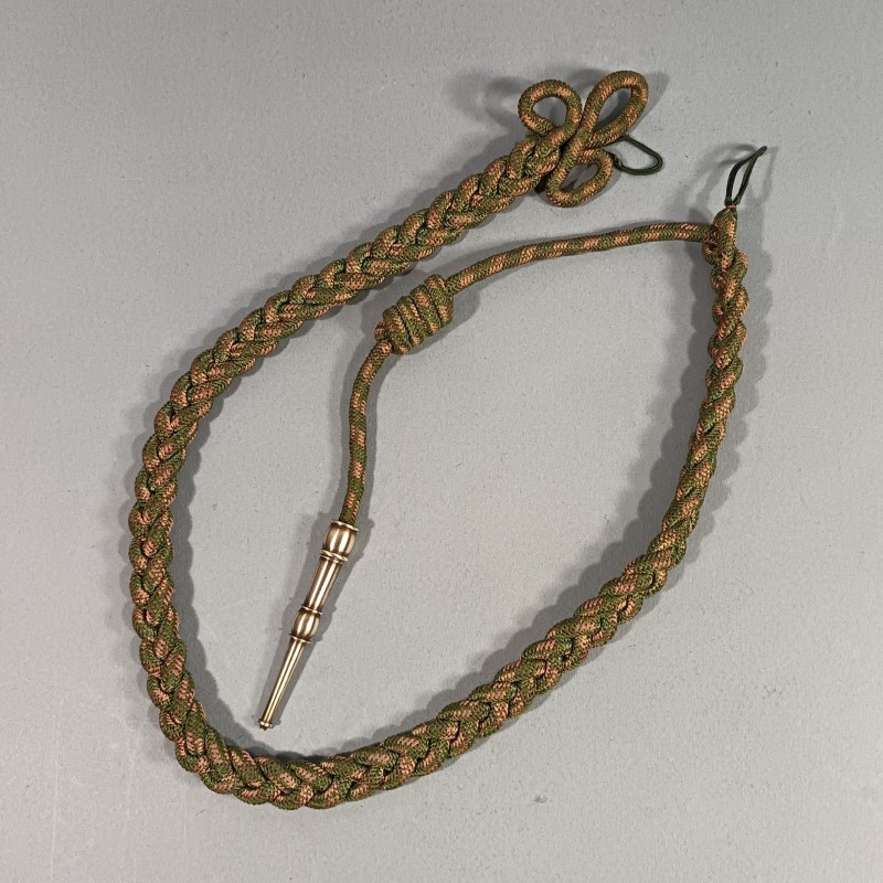 FOURRAGERE REGLEMENTAIRE DE LA CROIX DE GUERRE FERRET DORE FABRICATION ANCIENNE 1914-18 OU  1939-45