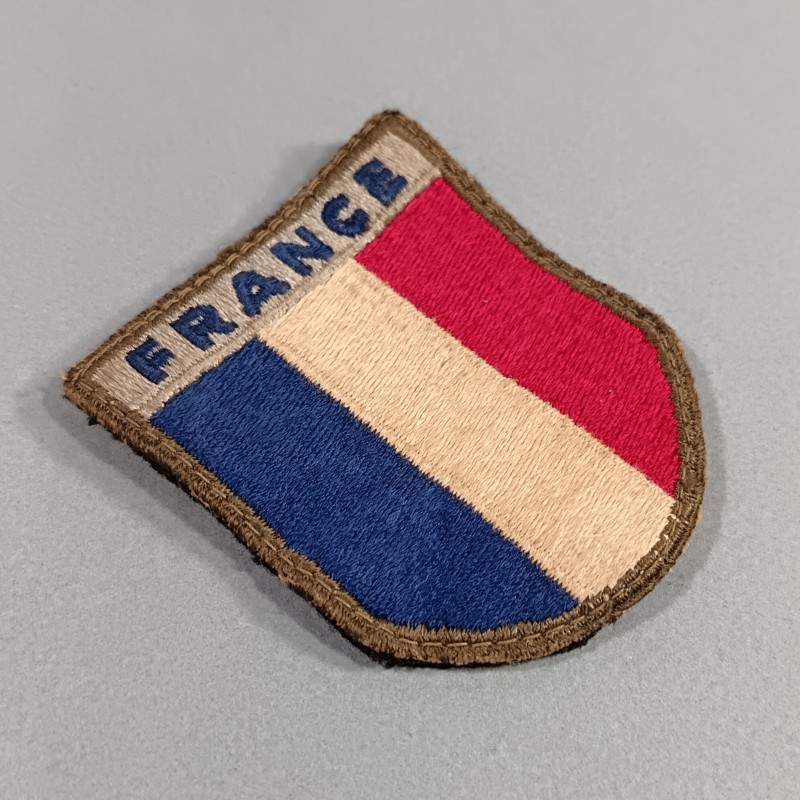 INSIGNE D'EPAULE EN TISSU PATCH FRANCE 1 ère ARMEE DEBARQUEMENT RHIN et DANUBE LIBERATION 1944 1945 TOA