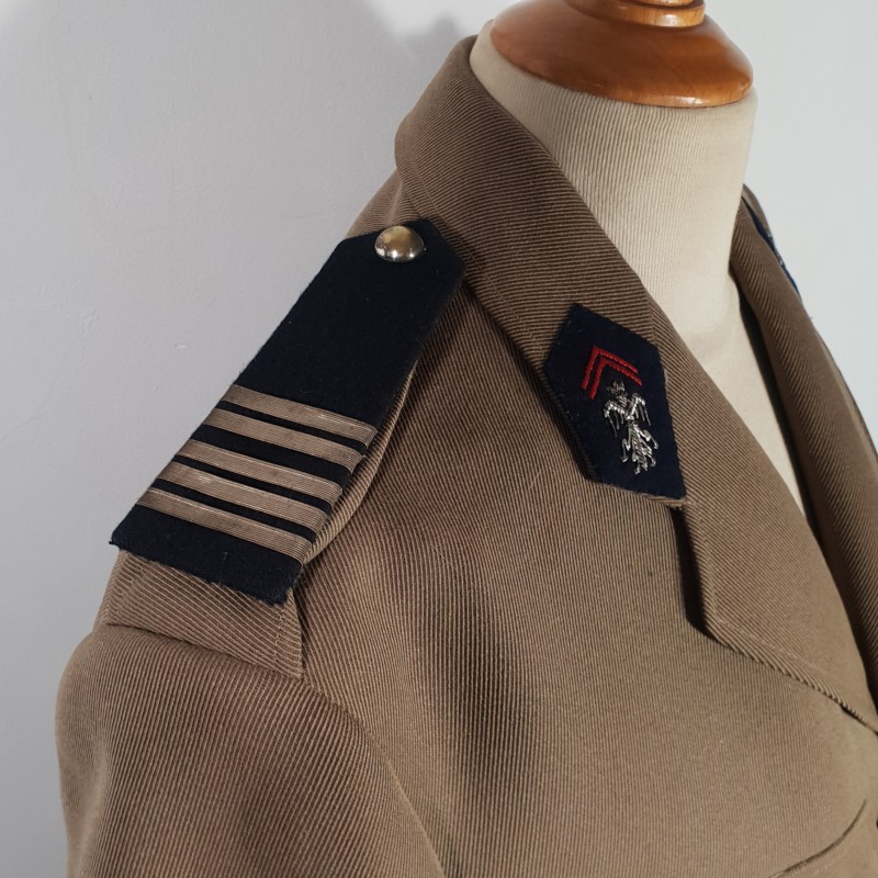 UNIFORME MODELE 1939 D'UN COLONEL DE CAVALERIE ETAT MAJOR VESTE ET PANTALON FABRICATION NOMINATIVE DATEE 1953