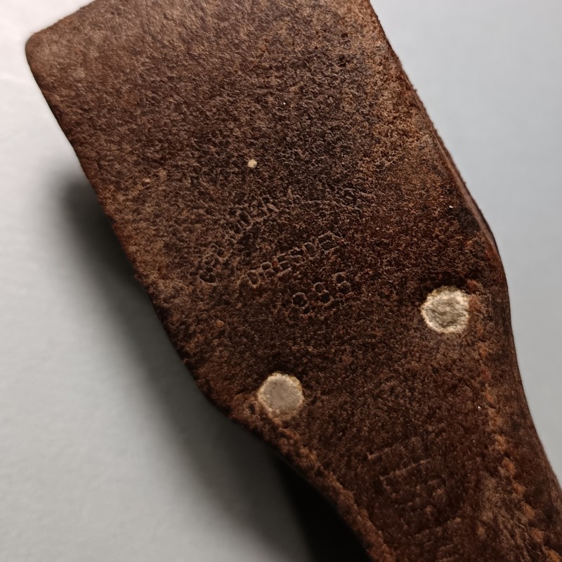 BAIONNETTE ALLEMANDE 98K AVEC SON CUIR FOURREAU ET BAIONNETTE MEME NUMERO DATE 1940 CUIR REGIMENTE LUFTWAFFE