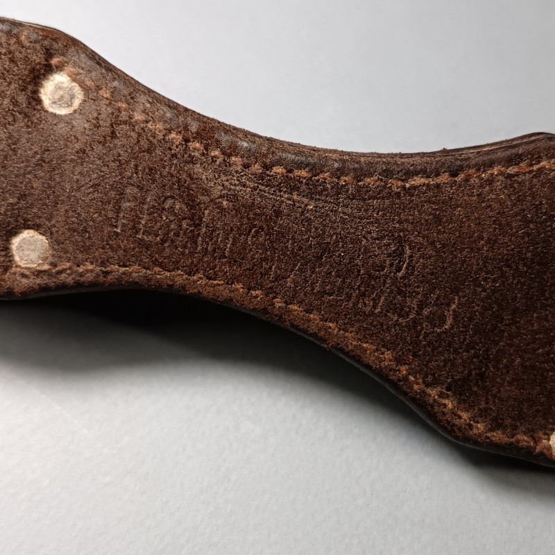 BAIONNETTE ALLEMANDE 98K AVEC SON CUIR FOURREAU ET BAIONNETTE MEME NUMERO DATE 1940 CUIR REGIMENTE LUFTWAFFE